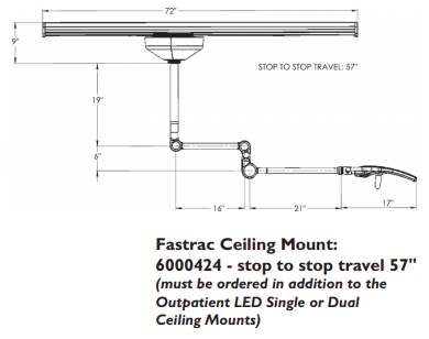Mount Ceiling Fastrac Accessory .. .  .  